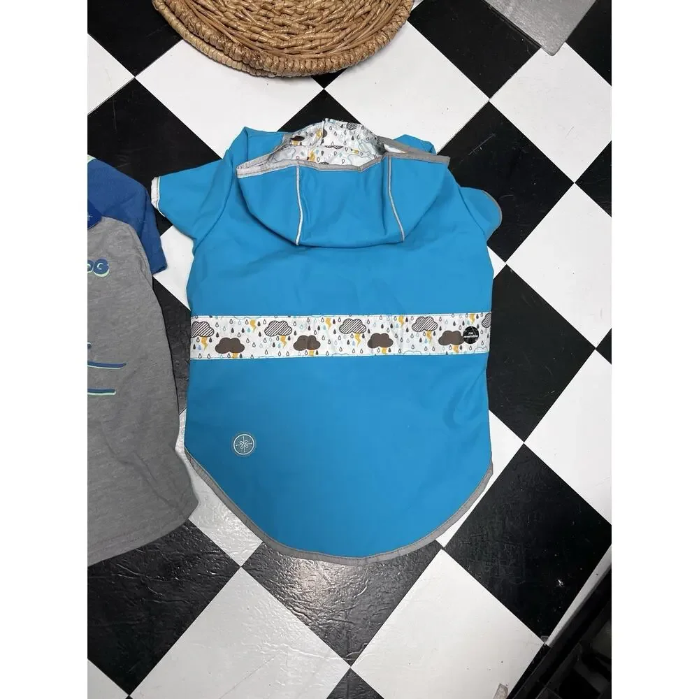 NWT Dog Clothes Lot Sz Large Boy Girl Raincoat Pjs‎ Shirt Fur Baby Clothing